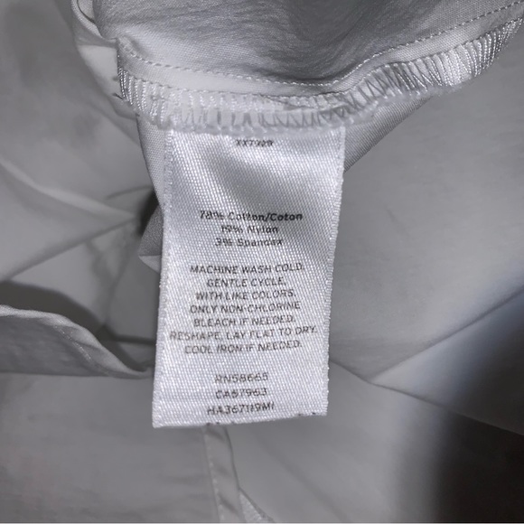 Halogen White Asymmetrical Sleeveless Blouse - Picture 4 of 4